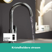 Hansgrohe Vernis Blend wastafelkraan uitloop draaibaar m/waste chroom SW642531