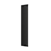 Plieger Siena designradiator verticaal enkel 1800x318mm 766W mat zwart SW224604