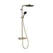 HansgrohePulsify Puro1jet showerpipe ecosmart 260 thermostatisch 3jet handdouche en doucheslang 160cm brushed bronze SW1151842