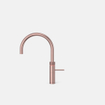 Quooker Fusion Round kokendwaterkraan - draaibare uitloop - Combi+ reservoir - Warm / kokend water - Rosé Koper SW968356