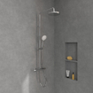 Villeroy & Boch Universal Showers Douchesysteem met drie functies voor wandmontage - chroom SW974394