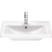 Duravit D-Neo wastafel 65x48x16.5cm 1 kraangat rechthoek Keramiek Wit SW640403