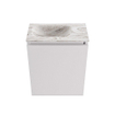 MONDIAZ TURE-DLUX 40cm toiletmeubel Cale. EDEN wastafel Glace positie links. Zonder kraangat. SW1103177