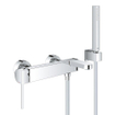 GROHE Plus badkraan met omstel met koppelingen met douchegarnituur chroom SW296751