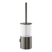 GROHE Atrio Toiletborstelhouder - wandmontage - rond - gesloten - brushed hard graphite SW224914