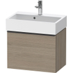 Duravit D-Neo wastafelonderkast 58.4x44x37.2cm 1 lade met softclose Eiken (terra) Mat SW640721