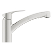 GROHE Eurosmart Keukenkraan - supersteel geborsteld SW536471