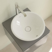 Villeroy & Boch Loop en Friends opzetwastafel met plug met keramische afdekking O43cm met overloop wit 1020117