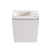 MONDIAZ TURE-DLUX 40cm toiletmeubel Cale. EDEN wastafel Frappe positie links. Met 1 kraangat. SW1102669