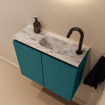 MONDIAZ TURE-DLUX 60cm toiletmeubel Smag. EDEN wastafel Glace positie rechts. Met 1 kraangat. SW1103519