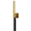 Hotbath Gal Handdouche met wandsteun en uitlaat en doucheslang 150 cm Geborsteld messing PVD SW656294