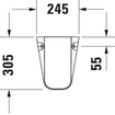 Duravit D Code sifonkap voor wastafel wit 0315105