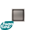 FugaFlow Eccelente Acces Inbouwnis - 30x30x7cm - Geborsteld RVS SW1123846
