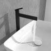 Villeroy & Boch Dawn Eengreeps wastafelkraan verhoogd - mat zwart SW974135