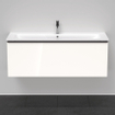 Duravit D-Neo wastafelonderkast 121x44x46.2cm 1 lade wit Hoogglans SW640788