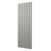 Plieger Cavallino Retto designradiator verticaal dubbel middenaansluiting 1800x602mm 1549W parelgrijs (pearl grey) 7253050