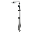 GROHE Vitalio Start QuickFix 250 Flex Regendoucheset - 25cm - hoofddouche - 2 straalsoorten - ronde handdouche - 2 straalsoorten - met omstelkraan - mat zwart SW1126462