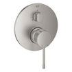 Grohe Essence New Douchekraan Inbouw - 2 knoppen - mengkraan - supersteel SW296687