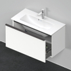 Duravit D-Neo wastafelonderkast 81x44x37.2cm 1 lade wit Mat SW641133