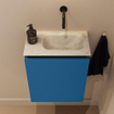 MONDIAZ TURE-DLUX 40cm toiletmeubel Jeans. EDEN wastafel Ostra positie rechts. Zonder kraangat. SW1104870