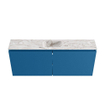 MONDIAZ TURE-DLUX 120cm toiletmeubel Jeans. EDEN wastafel Glace positie midden. Met 1 kraangat. SW1103352