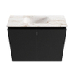 MONDIAZ TURE-DLUX 60cm toiletmeubel Urban. EDEN wastafel Frappe positie midden. Zonder kraangat. SW1102629