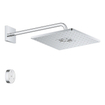 GROHE Rainshower SmartConnect 310 Cube Hoofddouche - 31x31cm - 2 straalsoorten - wandarm 42.2cm - met afstandsbediening - chroom SW439048