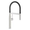 GROHE essence new Keukenkraan - hoog - uittrekbare uitloop - 2 straalsoorten - met profesionele handdouche - supersteel geborsteld SW86842