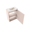MONDIAZ TURE-DLUX 40cm toiletmeubel Rosee. EDEN wastafel Frappe positie midden. Zonder kraangat. SW1102933