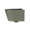 MONDIAZ LAVIE wandclosetpack - 36x53cm - diepspoel - rimless - Army (groen) - softclose - quick-release - toiletzitting - Dark grey (grijs) SW1208597