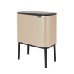 Brabantia Bo Touch Bin Afvalemmer - 11+23 liter - 2 kunststof binnenemmers - metallic gold SW1117513