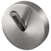 Haceka Kosmos Handdoekhaak - rond - enkel - geborsteld RVS SW654003