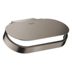 GROHE Selection closetrolhouder met deksel brushed hard graphite SW444525