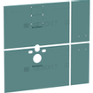 Geberit Gis easy gipsplaat voor toiletmodule planchetbediening. GA64510