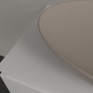 Villeroy & Boch Loop & Friends Opzetwastafel - 62 x 42 x 12 cm - Almond CeramicPlus - met overloop SW644129