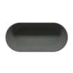 Riho Bilbao vrijstaand bad - 170x80cm - solid surface - mat antraciet SW956559