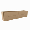 Mondiaz TENCE wastafelonderkast - 200x45x50cm - 4 lades - push to open - softclose - Oro SW1016527