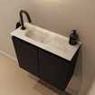 MONDIAZ TURE-DLUX 60cm toiletmeubel Urban. EDEN wastafel Ostra positie links. Met 1 kraangat. SW1104756