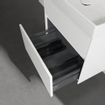 Villeroy & Boch Collaro wastafelonderkast 60.4x54.6cm 2 lades Glossy white SW479543