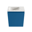 MONDIAZ TURE-DLUX 40cm toiletmeubel Jeans. EDEN wastafel Ostra positie links. Met 1 kraangat. SW1104912