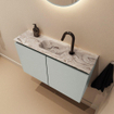 MONDIAZ TURE-DLUX 80cm toiletmeubel Greey. EDEN wastafel Glace positie midden. Met 1 kraangat. SW1103287