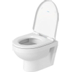 Duravit DuraStyle Basic wandclosetset diepspoel spoelrandloos 36.5x48cm met softclose closetzitting wit SW472391