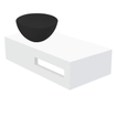 Best Design Malo Fontein Planchet 40x21x10cm solid surface glans wit SW438766