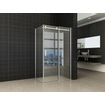 Wiesbaden Pared cabine met 1 schuifdeur 1200 x 800 x 2000 x 8 mm nano helder glas/chroom SW10427