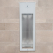 Sunshower Pure White infrarood inbouwapparaat 19.9x61.9x10cm half body 1250watt wit/aluminium SW719903