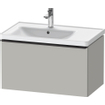 Duravit D-Neo wastafelonderkast 78.4x44x45.2cm 1 lade met softclose Betongrijs Mat SW640746