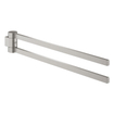 GROHE Selection 2-lids handdoekhouder 40cm draaibaar supersteel SW444234