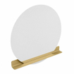 Mondiaz SPOT Badkamerspiegel - rond 120cm - spiegelplanchet - kleur Oro SW1235577