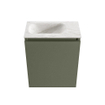 MONDIAZ TURE-DLUX 40cm toiletmeubel Army. EDEN wastafel Ostra positie links. Zonder kraangat. SW1104692
