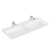Villeroy & Boch Collaro meubelwastafel 120x47cm met overloop 2 kraangaten wit SW358344